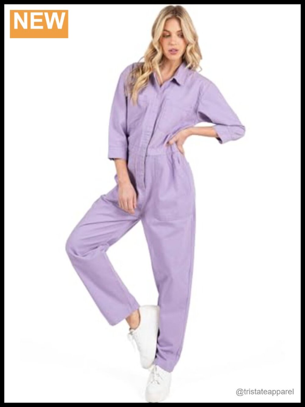 Womens Relaxed Aviator Utility Coverall Jumpsuit Button Down Casual